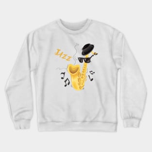 Jazz and Saxophone day Crewneck Sweatshirt